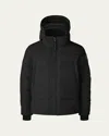 Canada Goose Men's Wyndham Black Label Down Parka In Black