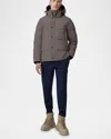 Canada Goose Black Label Wyndham Down Parka In Coastal Grey