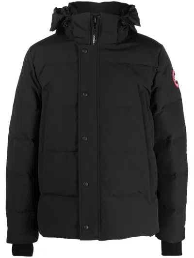 Canada Goose Wyndham No Fur Parka In Black