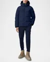 Canada Goose Men's Wyndham Parka W/ Removable Hood In Atlantic Navy