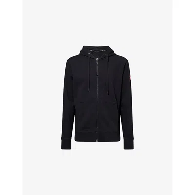 Canada Goose Mens Black - Noir Huron Zipped Cotton-jersey Hoody