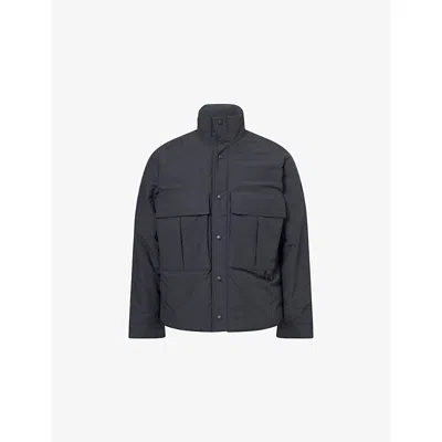 Canada Goose Mens Black - Noir Kirby Patch-pocket Cotton Blend Jacket