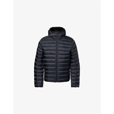 Canada Goose Men Stratus Tonal Label Hooded Jacket In Black