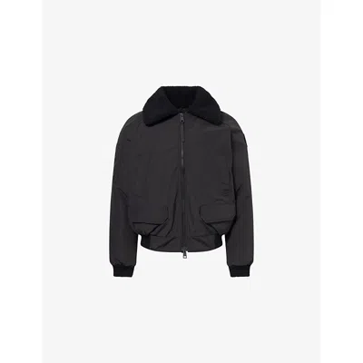 Canada Goose Mens Black - Noir Chilliwack Aviator Padded Woven-down Jacket