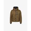 Canada Goose Hooded Lodge Coat In Military Green
