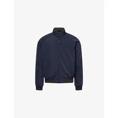 Canada Goose Legacy Organic Cotton-blend Down Bomber Jacket In Blue
