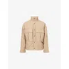 Canada Goose Mens Desert Sand Kirby Patch-pocket Cotton Blend Jacket In Nude