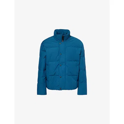 Canada Goose Mens Guard Blue - Bleu Garde Bayview Quilted Woven-down Parka Xl