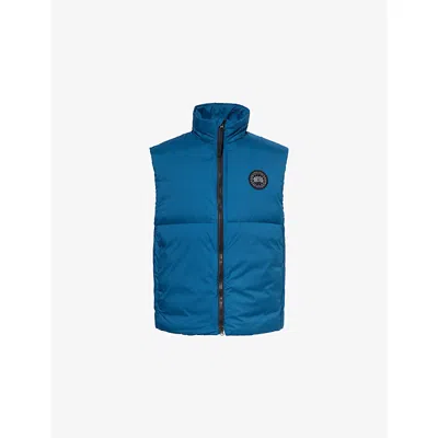 Canada Goose Mens Guard Blue - Bleu Garde Lodge Sleeveless Shell-down Vest