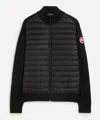 Canada Goose Hybridge Quilted Shell And Wool Jacket