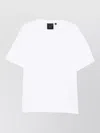 Canada Goose Short Sleeve Crew Neck T-shirt With Rib-knit In White