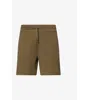 Canada Goose Mens Military Green Huron Drawstring-waist Cotton-jersey Shorts In Military Green