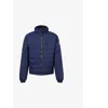 Canada Goose Mens Lodge High-neck Shell-down Jacket Navy In Blue