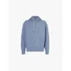 Canada Goose Mens Ozone Blue Huron Brand-patch Cotton-jersey Hoody