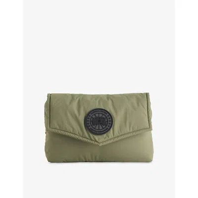 Canada Goose Mens Vireo Green-vert Vireo Enduraluxe Mini Waist Pack Shell Bum Bag
