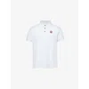 Canada Goose White Short-sleeve Polo Shirt With Traditional Collar In White