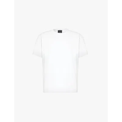 CANADA GOOSE MENS WHITE GLADSTONE BRAND-PATCH T-SHIRT XL