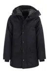 CANADA GOOSE MENS WINTER PARKA JACKET WITH DOWN FILLED HOOD AND INNER POCKETS