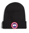 Canada Goose Merino Wool Arctic Beanie In Black