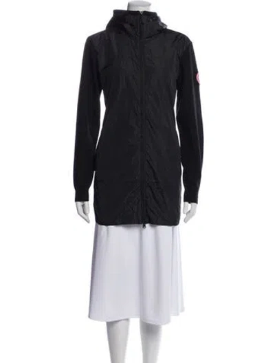 Pre-owned Canada Goose Merino Wool Coat In Gray