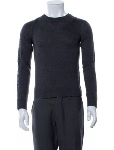 Pre-owned Canada Goose Merino Wool Crew Neck Pullover In Gray