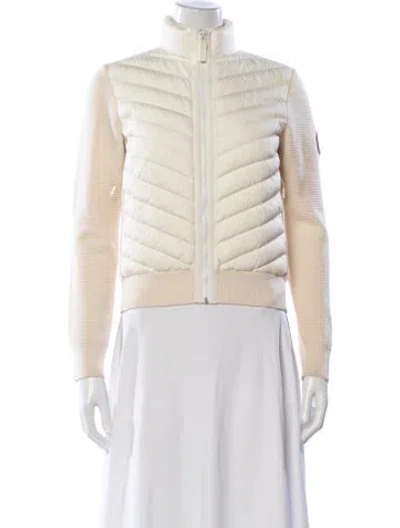 Pre-owned Canada Goose Merino Wool Down Jacket In Neutral