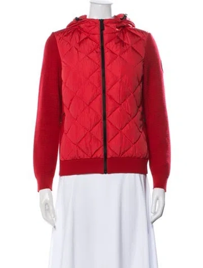 Pre-owned Canada Goose Merino Wool Down Jacket In Red
