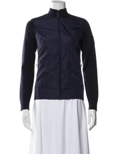 Pre-owned Canada Goose Merino Wool Jacket In Blue