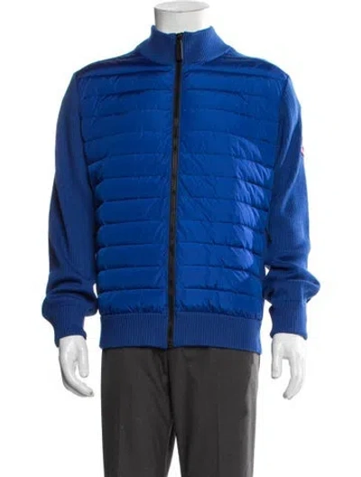Pre-owned Canada Goose Merino Wool Jacket In Blue