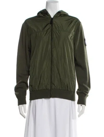 Pre-owned Canada Goose Merino Wool Jacket In Green