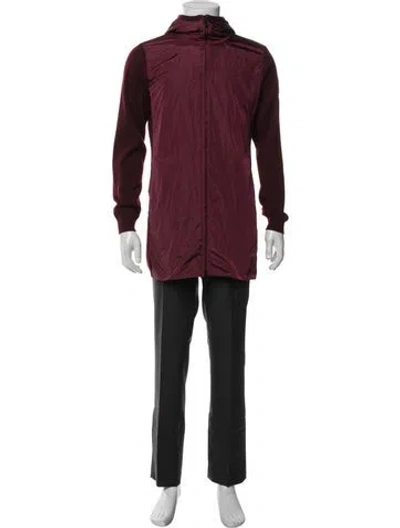 Pre-owned Canada Goose Merino Wool Parka W/ Tags In Burgundy
