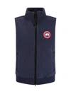 Canada Goose Mersey Funnel-neck Recycled-wool-blend Vest In Atlantic Navy