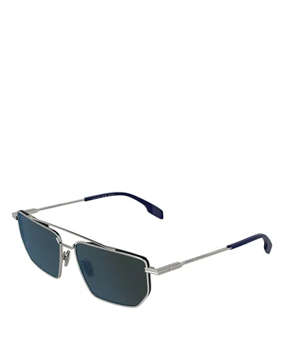 Canada Goose Metal Lines Titanium Navigator Sunglasses, 59mm In Silver