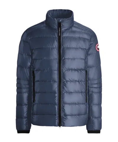 Canada Goose Metallic Feather-down Padded Jacket In Blue