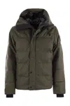 CANADA GOOSE MILITARY GREEN DYNALUXE WOOL PARKA JACKET FOR MEN