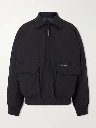 Canada Goose Mimico Logo-patch Zip-up Bomber Jacket In Black