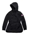 Canada Goose Minden Hooded Windbreaker In Black