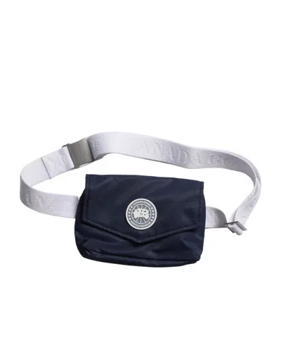 Canada Goose Mini Waistpack Performance Satin In Still Water Blue