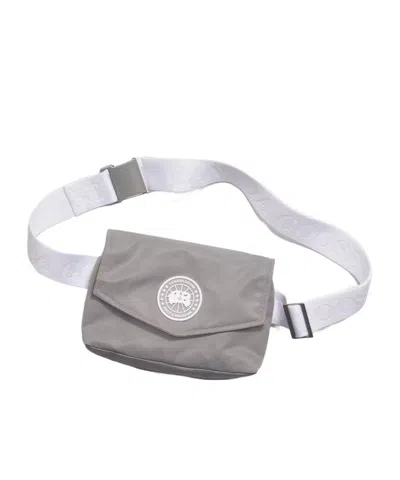 Canada Goose Mini Waistpack Performance Satin In Willow Grey