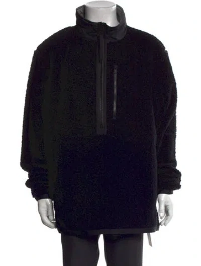 Pre-owned Canada Goose Mock Neck Long Sleeve Cardigan W/ Tags In Black