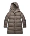 Canada Goose Montgomery Coat Tonal Label In Brown