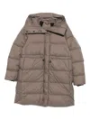 Canada Goose Montgomery Down Hooded Puffer Coat In Brown