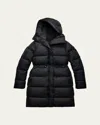 Canada Goose Montgomery Down Hooded Puffer Coat In Black