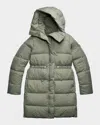 Canada Goose Montgomery Down Hooded Puffer Coat In Green