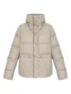 Canada Goose Montgomery Hooded Puffer Jacket In Neutral