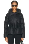 Canada Goose Drawstring Waist Down Jacket In Black