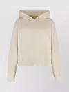 Canada Goose Muskoka Cotton Hoodie With Ribbed Edges In Neutral