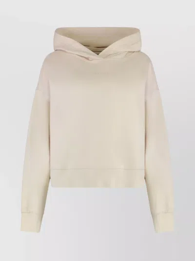 CANADA GOOSE MUSKOKA COTTON HOODIE WITH RIBBED EDGES
