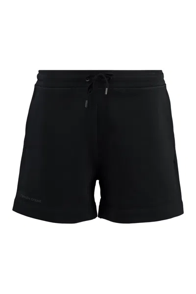 Canada Goose Muskoka Cotton Shorts In Black