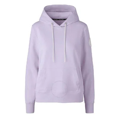 Canada Goose Muskoka Drawstring Cotton Hoodie In Purple